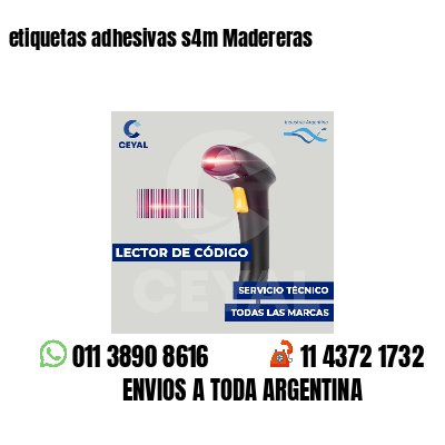 etiquetas adhesivas s4m Madereras