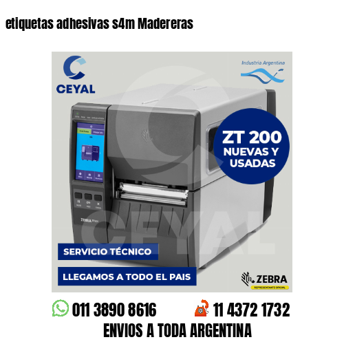 etiquetas adhesivas s4m Madereras