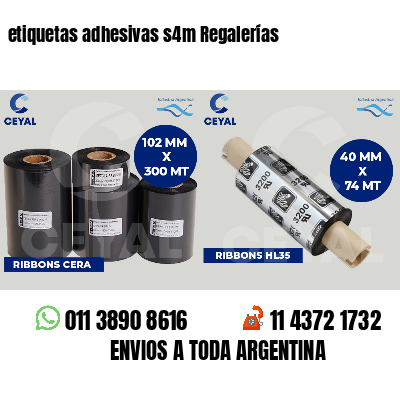 etiquetas adhesivas s4m Regalerías