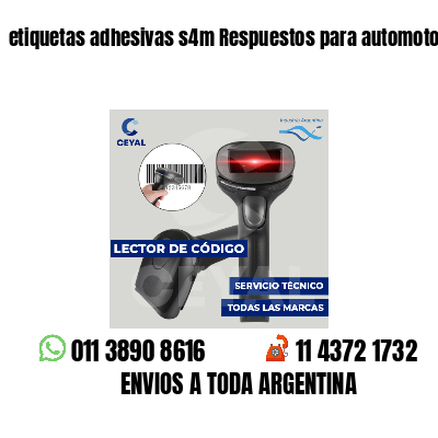 etiquetas adhesivas s4m Respuestos para automotores