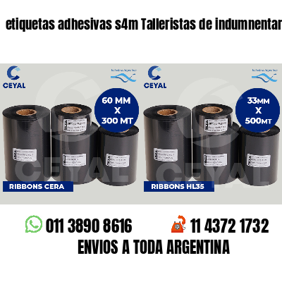 etiquetas adhesivas s4m Talleristas de indumnentaria