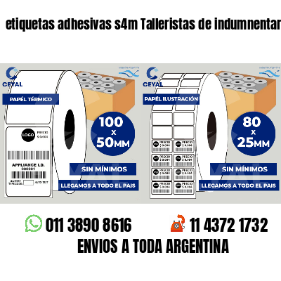 etiquetas adhesivas s4m Talleristas de indumnentaria