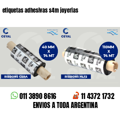 etiquetas adhesivas s4m joyerias