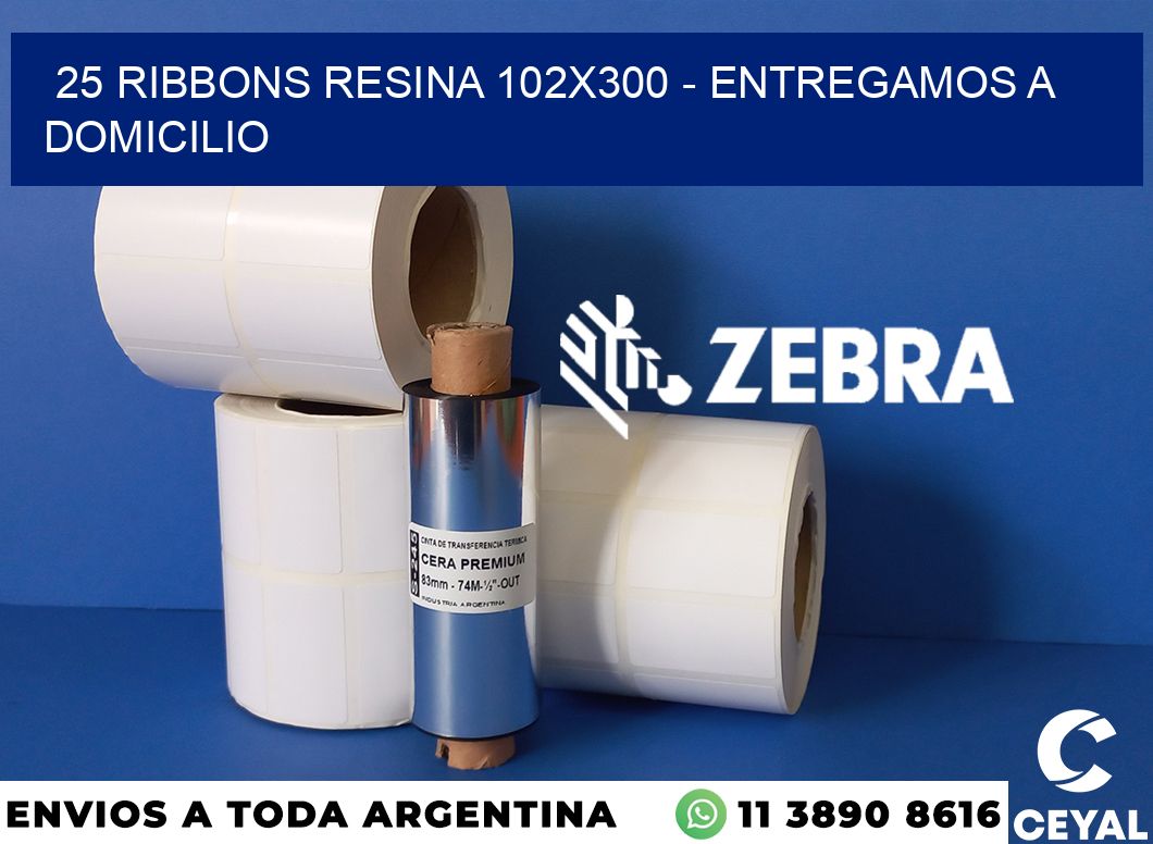 25 Ribbons resina 102x300 - entregamos a domicilio