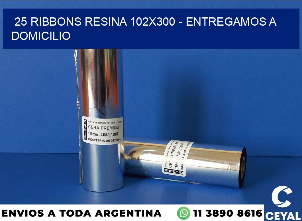 25 Ribbons resina 102×300 – entregamos a domicilio