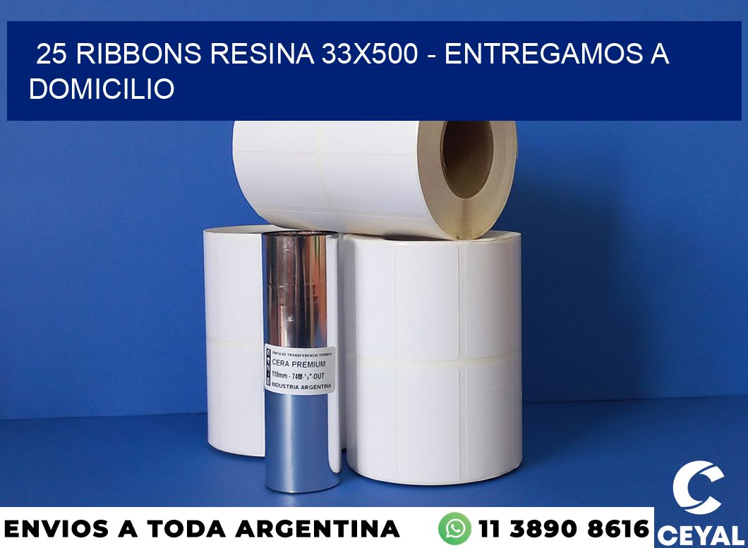 25 Ribbons resina 33×500 – entregamos a domicilio