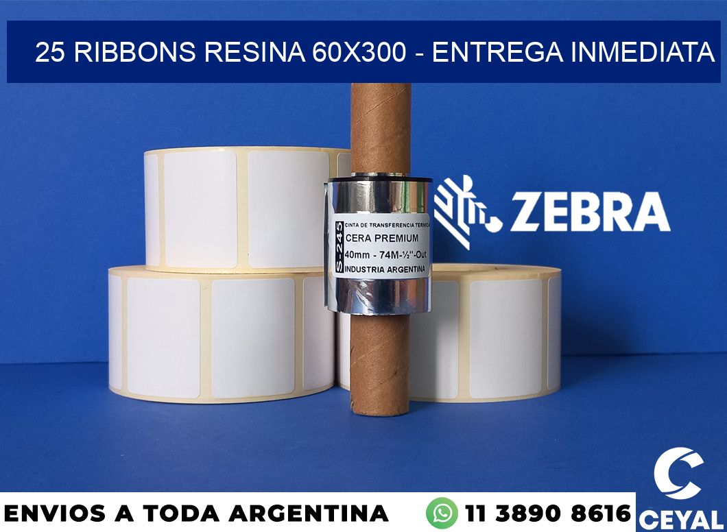 25 Ribbons resina 60x300 - Entrega inmediata