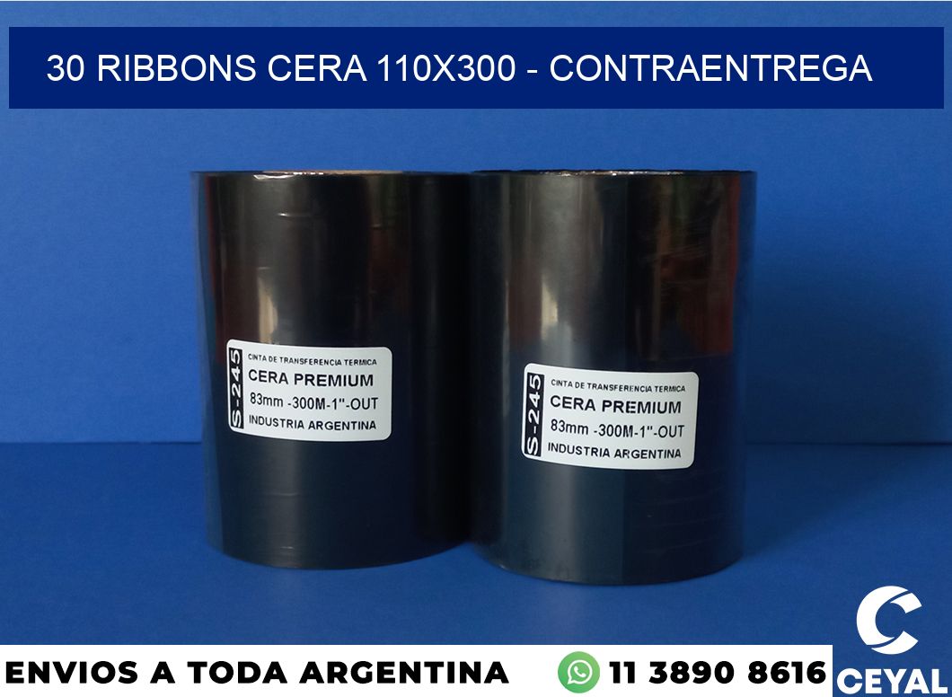 30 Ribbons cera 110×300 – contraentrega