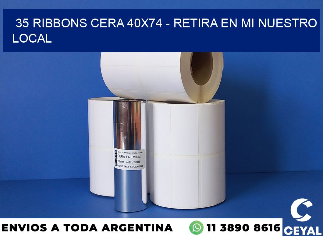 35 Ribbons cera 40×74 – retira en mi nuestro local