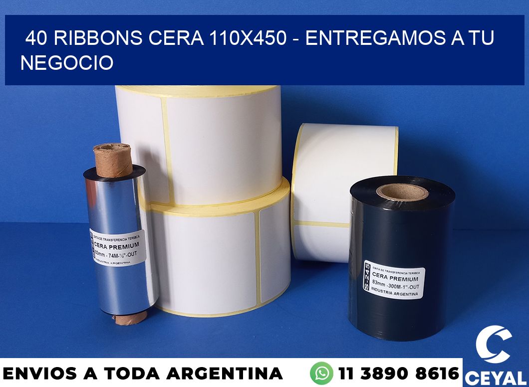 40 Ribbons cera 110×450 – entregamos a tu negocio