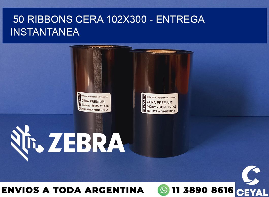 50 Ribbons cera 102x300 - entrega instantanea