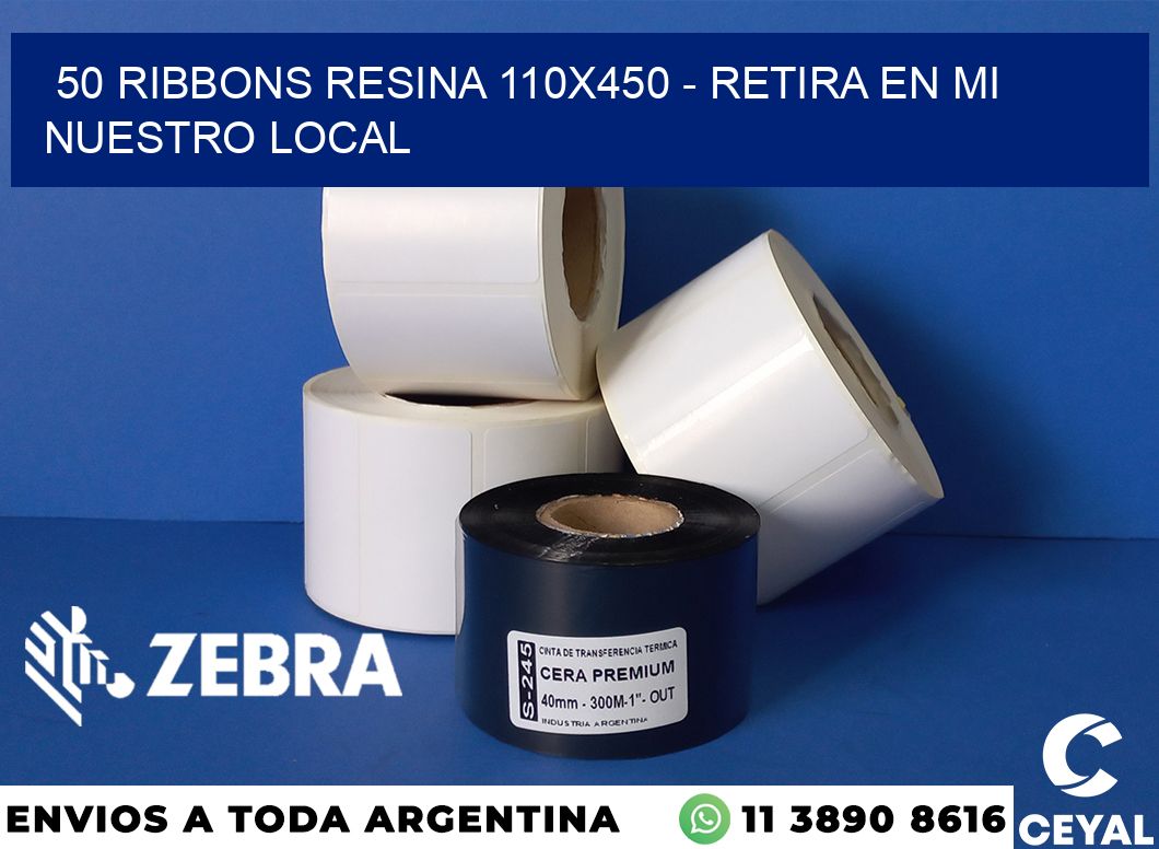 50 Ribbons resina 110x450 - retira en mi nuestro local