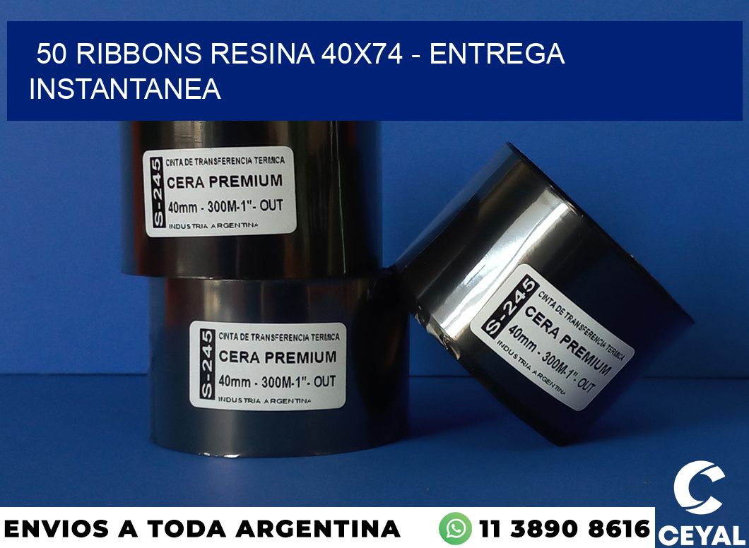 50 Ribbons resina 40×74 – entrega instantanea