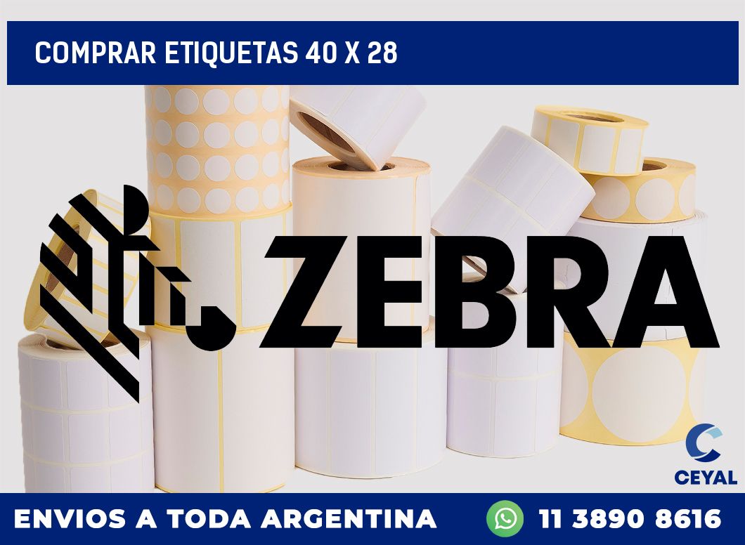 Comprar etiquetas 40 x 28