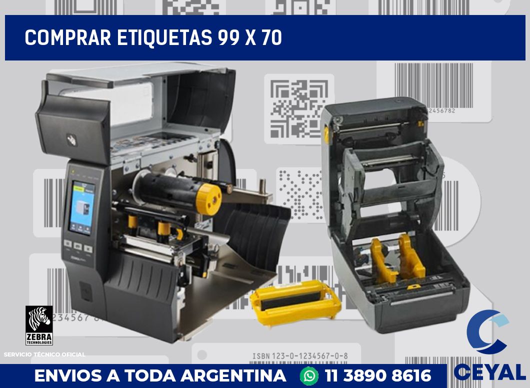 Comprar etiquetas 99 x 70