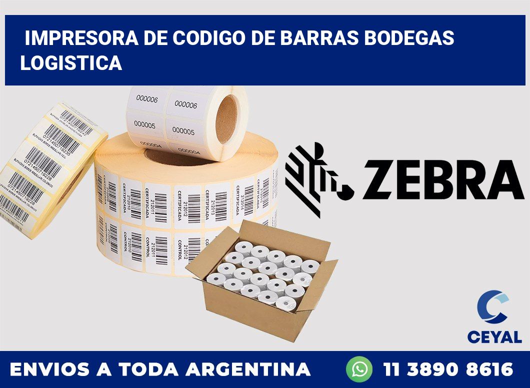 Impresora de codigo de barras Bodegas logistica