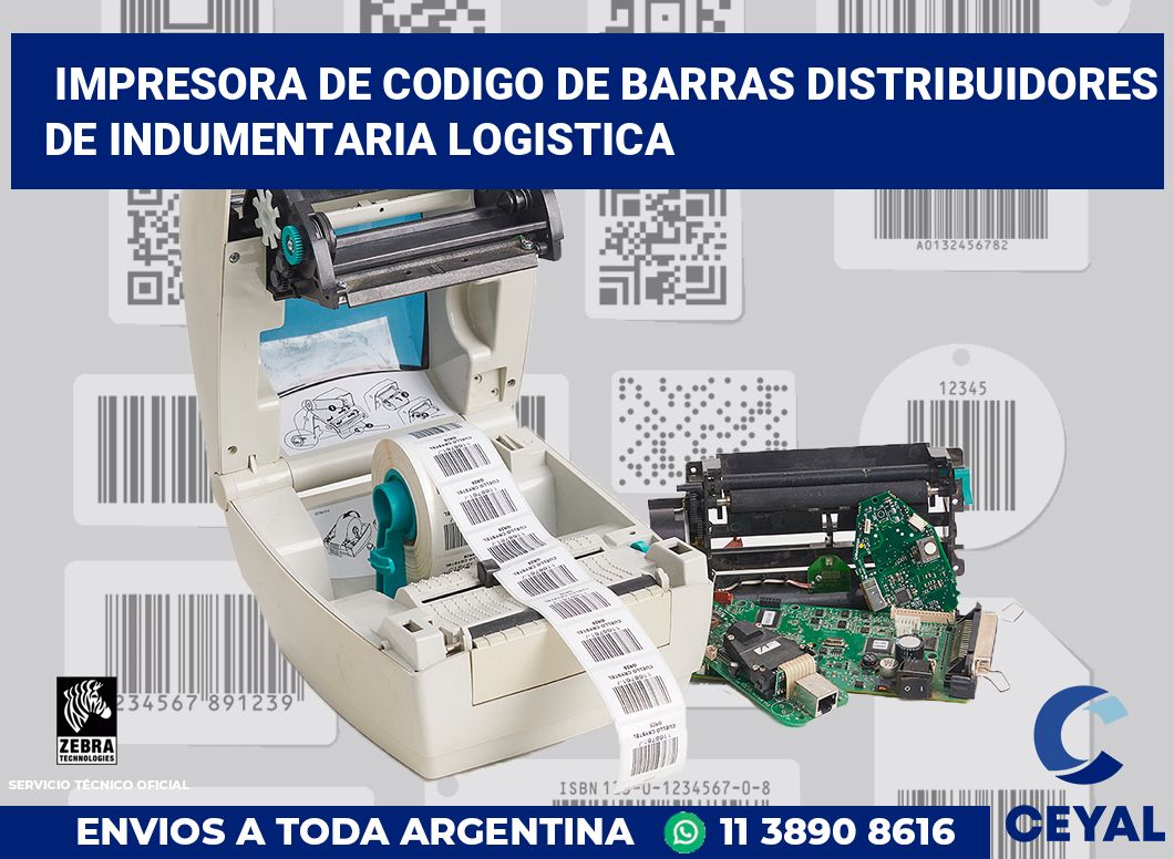 Impresora de codigo de barras Distribuidores de indumentaria logistica