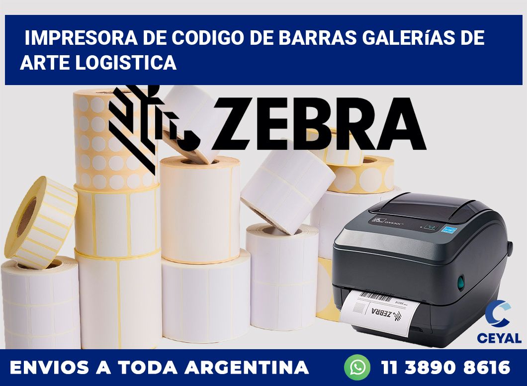 Impresora de codigo de barras Galerías de arte logistica