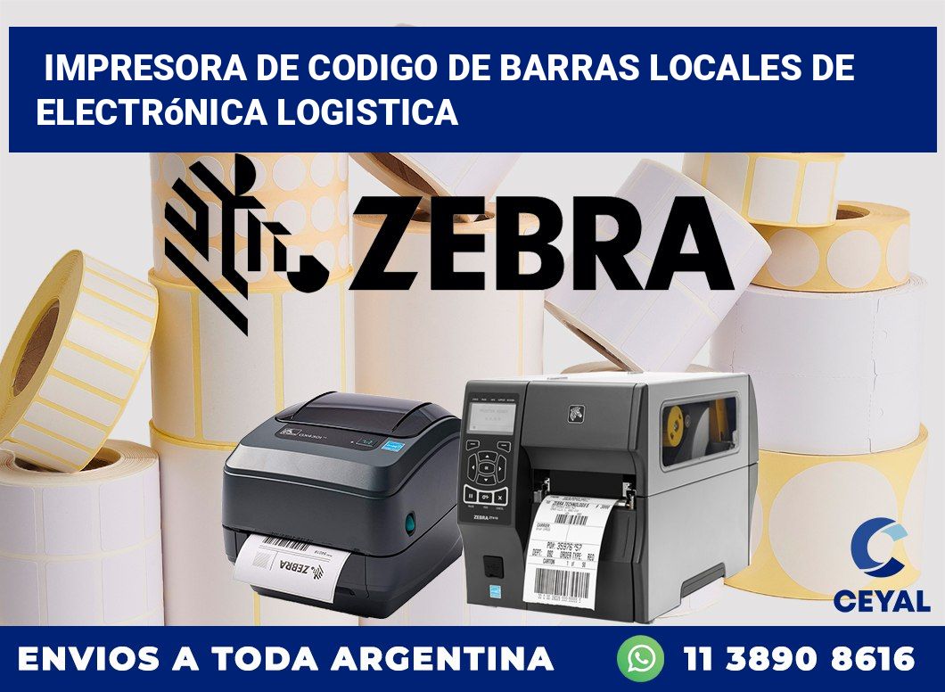 Impresora de codigo de barras Locales de electrónica logistica