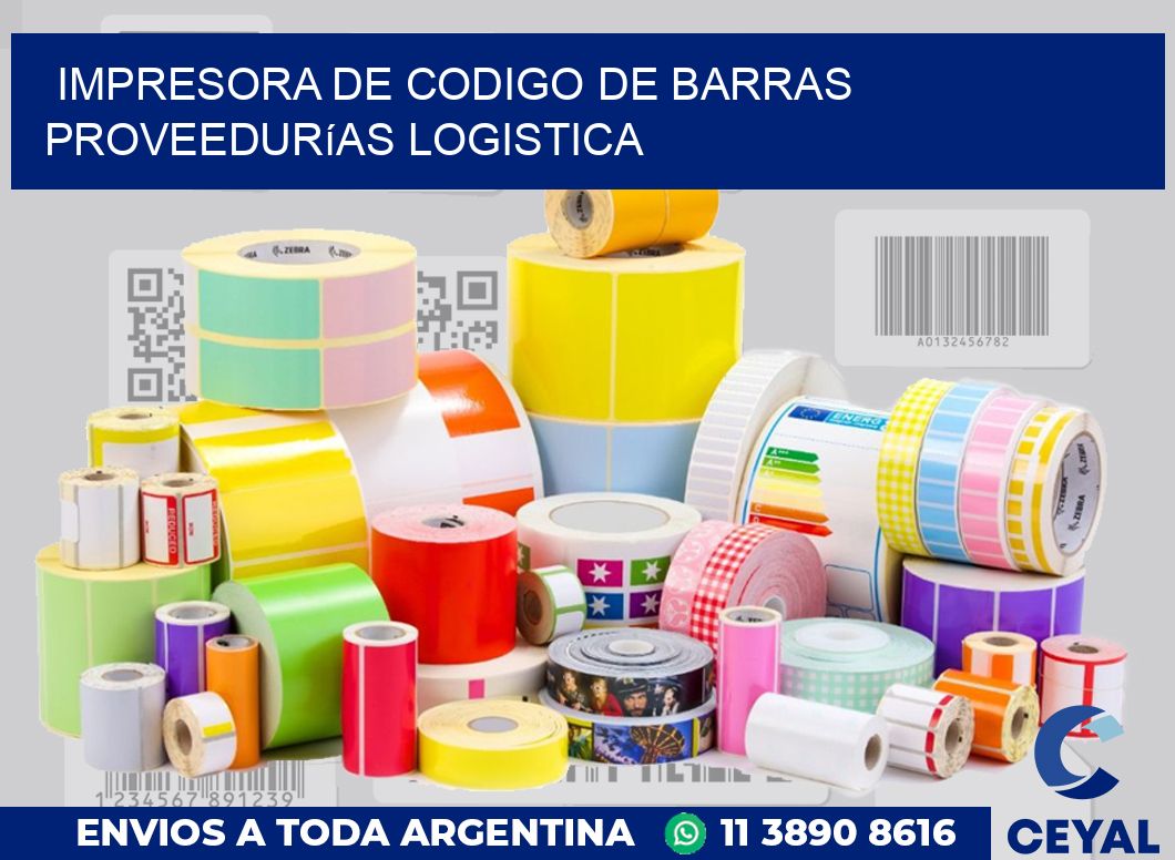 Impresora de codigo de barras Proveedurías logistica