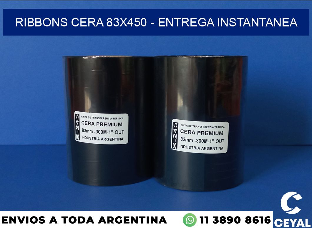 Ribbons cera 83×450 – entrega instantanea