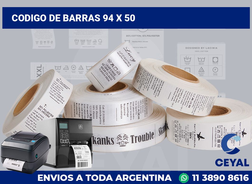 codigo de barras 94 x 50