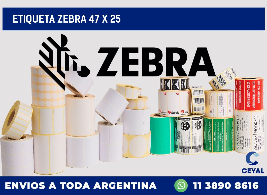 etiqueta zebra 47 x 25