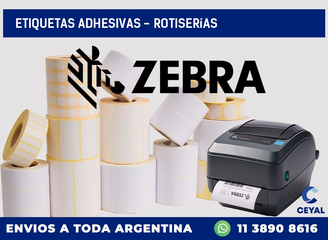 etiquetas adhesivas – Rotiserías