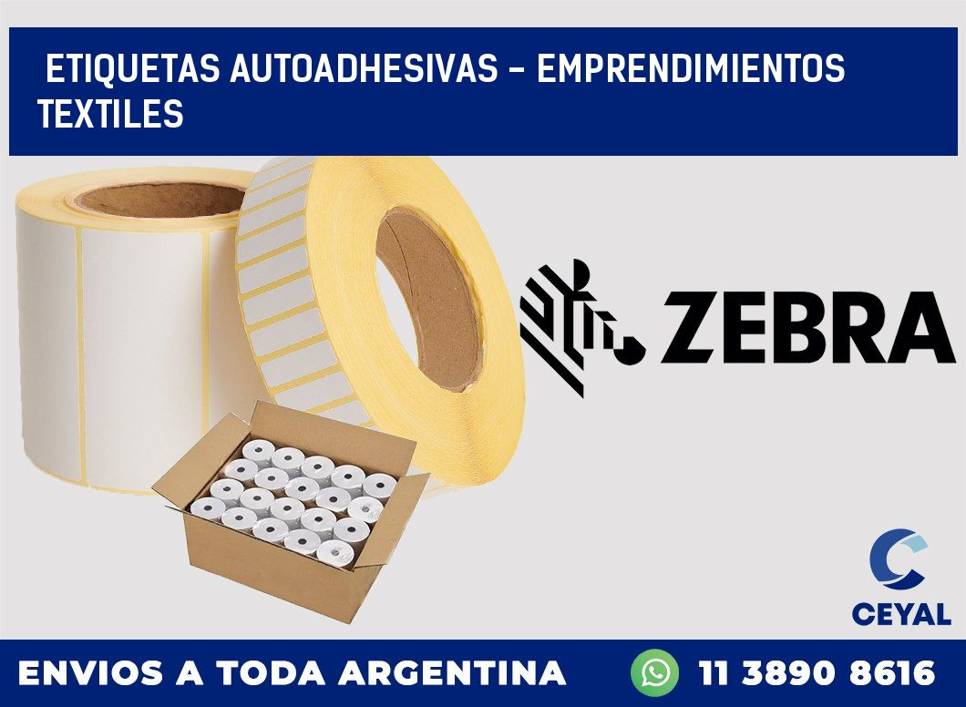 etiquetas autoadhesivas – Emprendimientos textiles