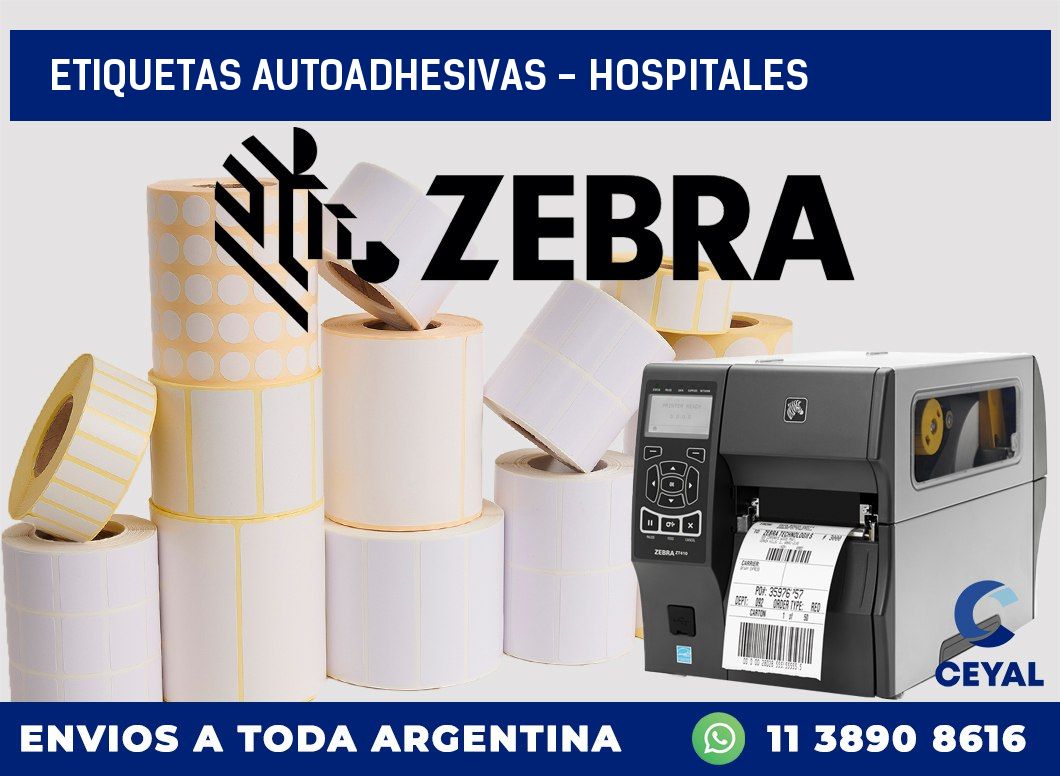 etiquetas autoadhesivas - Hospitales