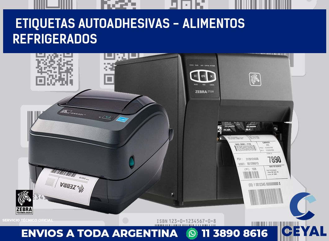 etiquetas autoadhesivas - alimentos refrigerados