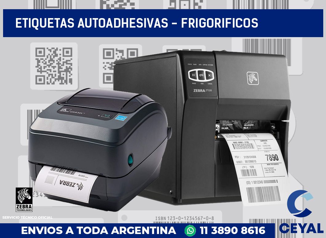 etiquetas autoadhesivas - frigorificos