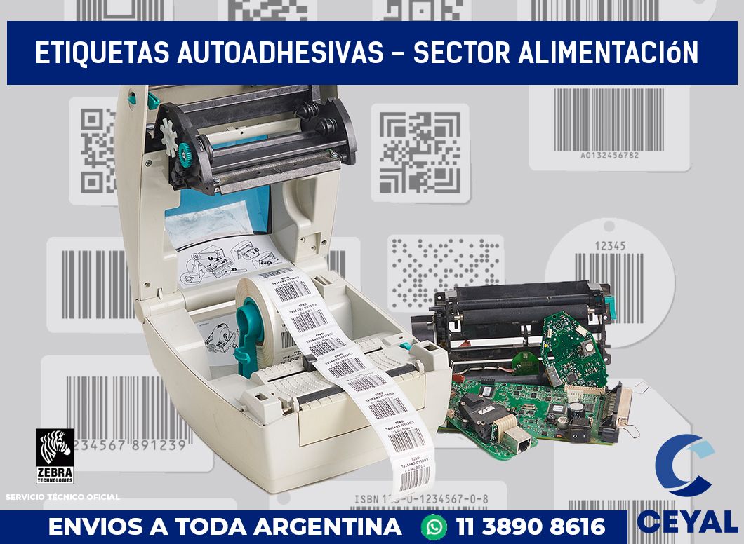 etiquetas autoadhesivas - sector alimentación