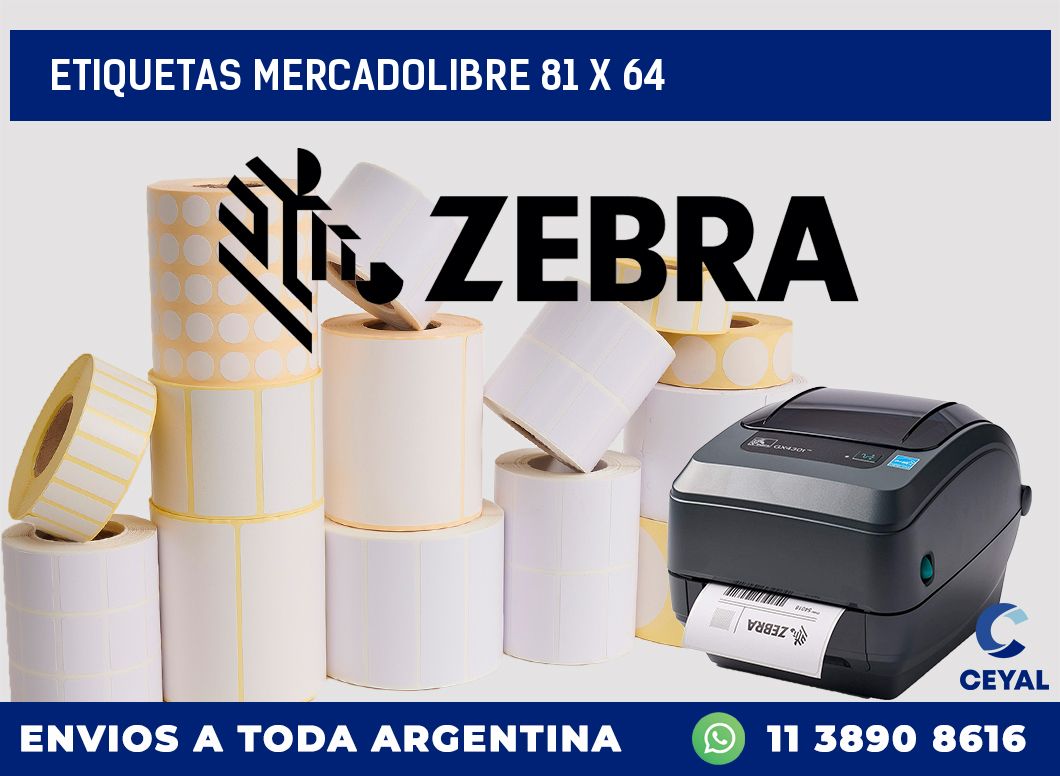 etiquetas mercadolibre 81 x 64