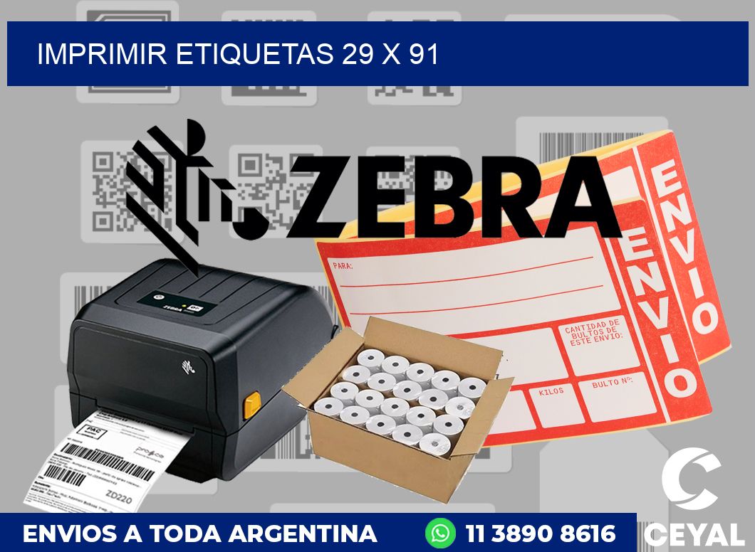 imprimir etiquetas 29 x 91