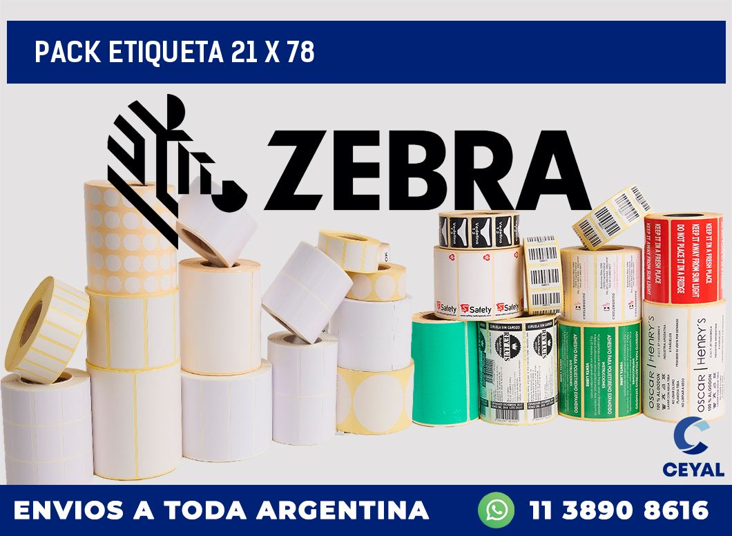 pack etiqueta 21 x 78