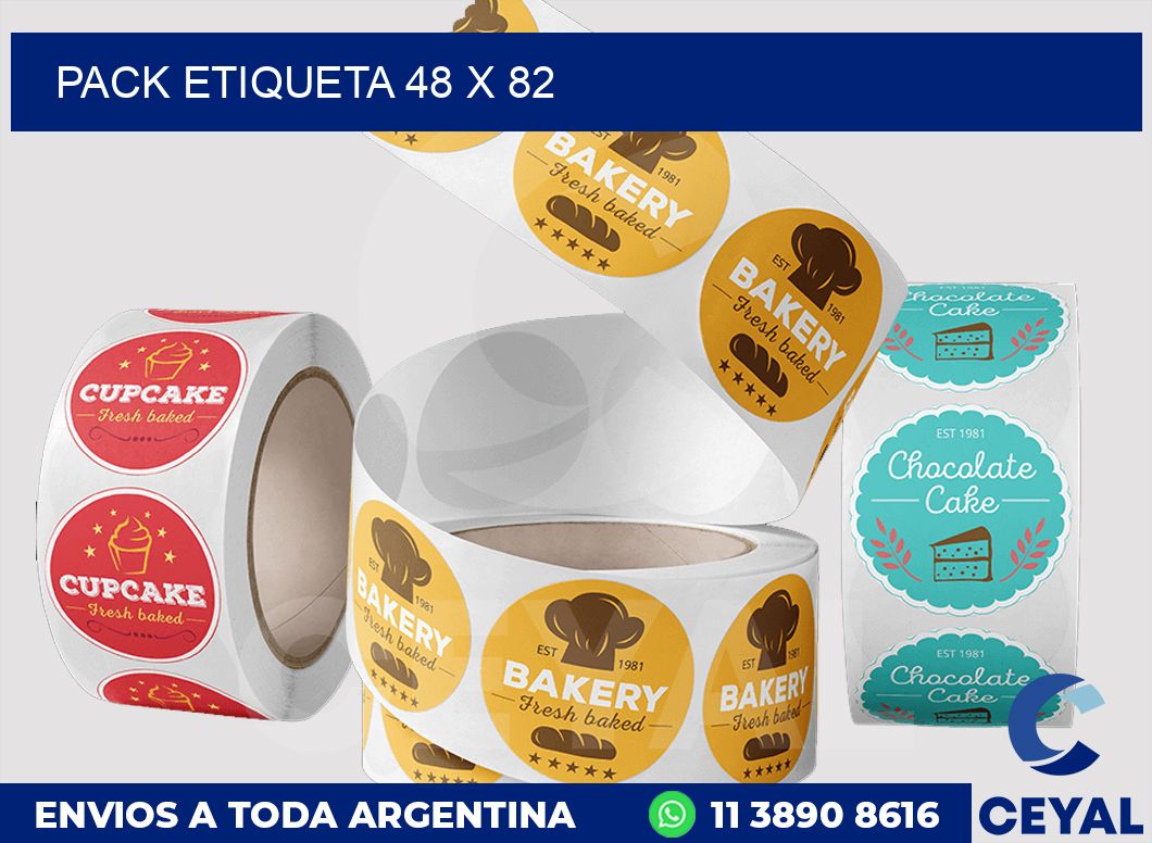 pack etiqueta 48 x 82