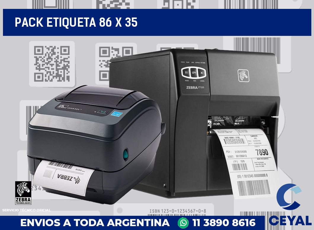 pack etiqueta 86 x 35