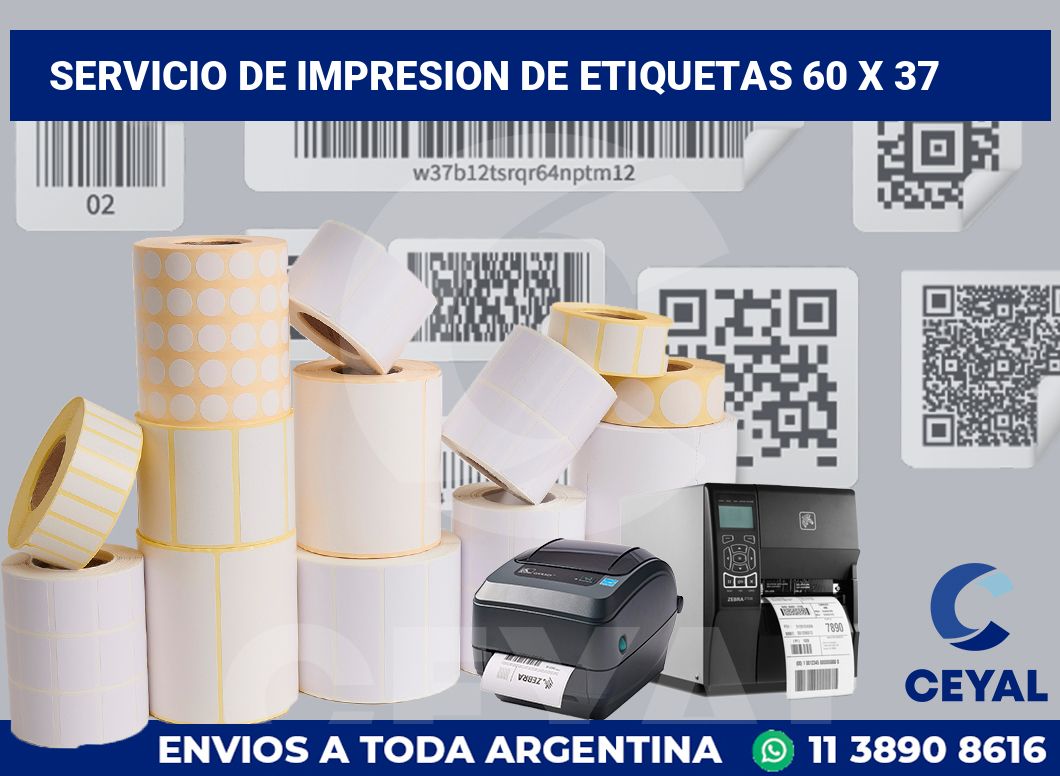 servicio de impresion de etiquetas 60 x 37