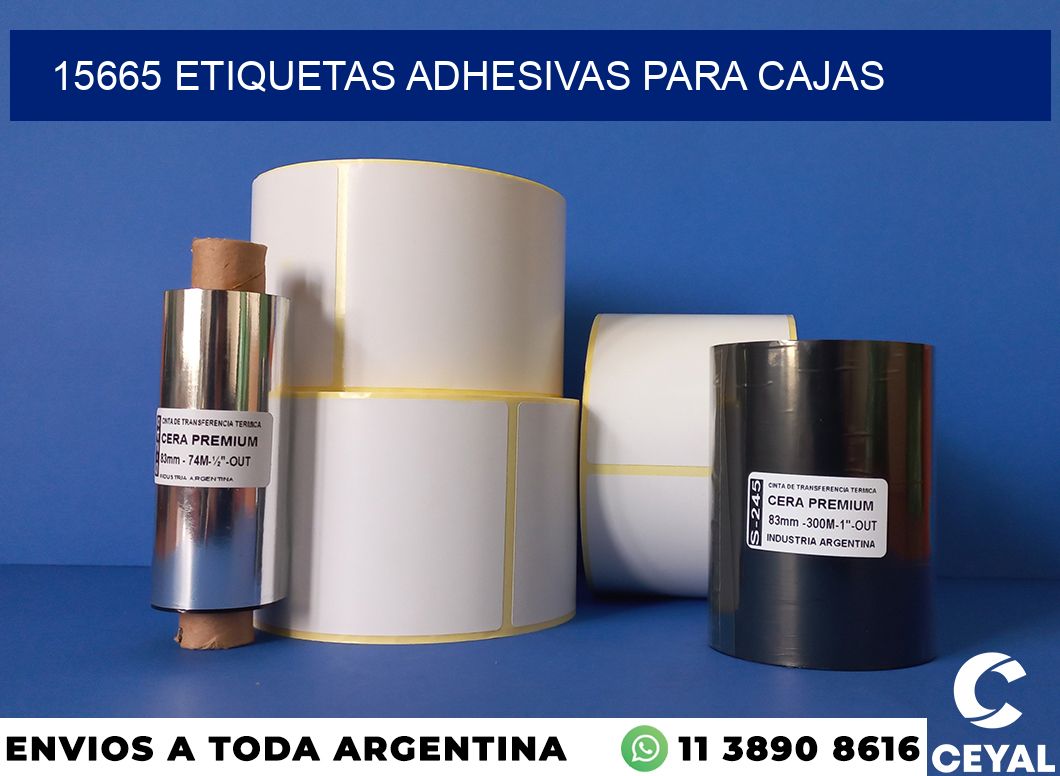 15665 etiquetas adhesivas para cajas