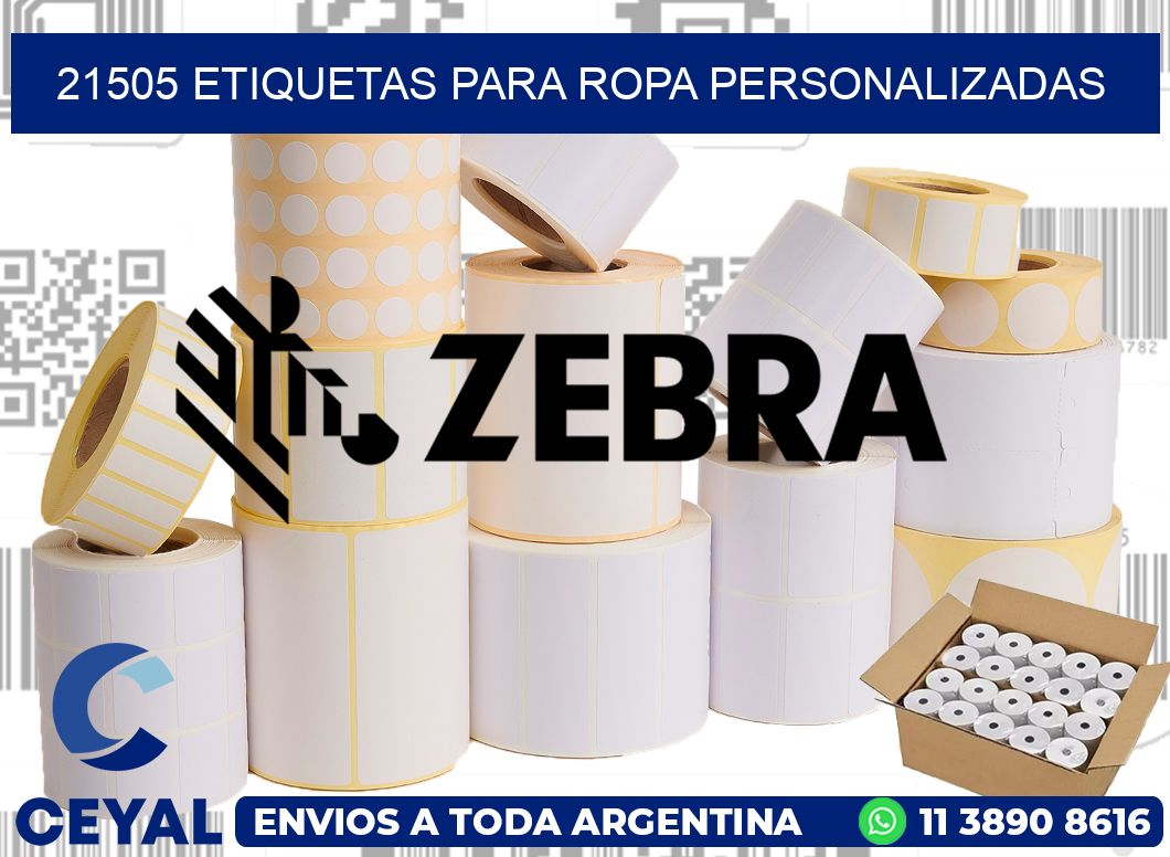 21505 Etiquetas para ropa Personalizadas