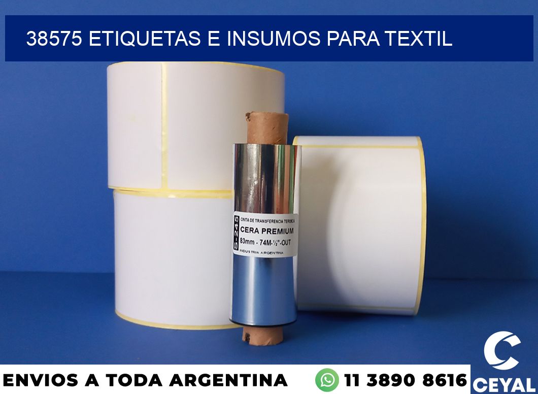 38575 etiquetas e insumos para textil