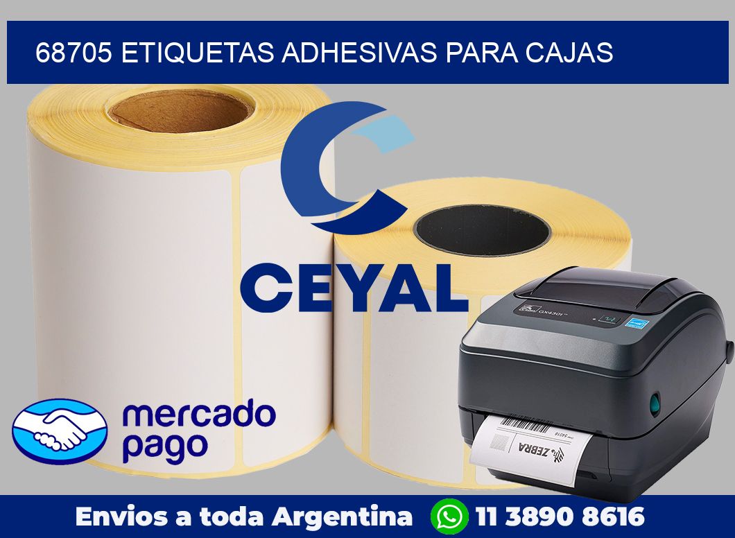 68705 Etiquetas adhesivas para cajas