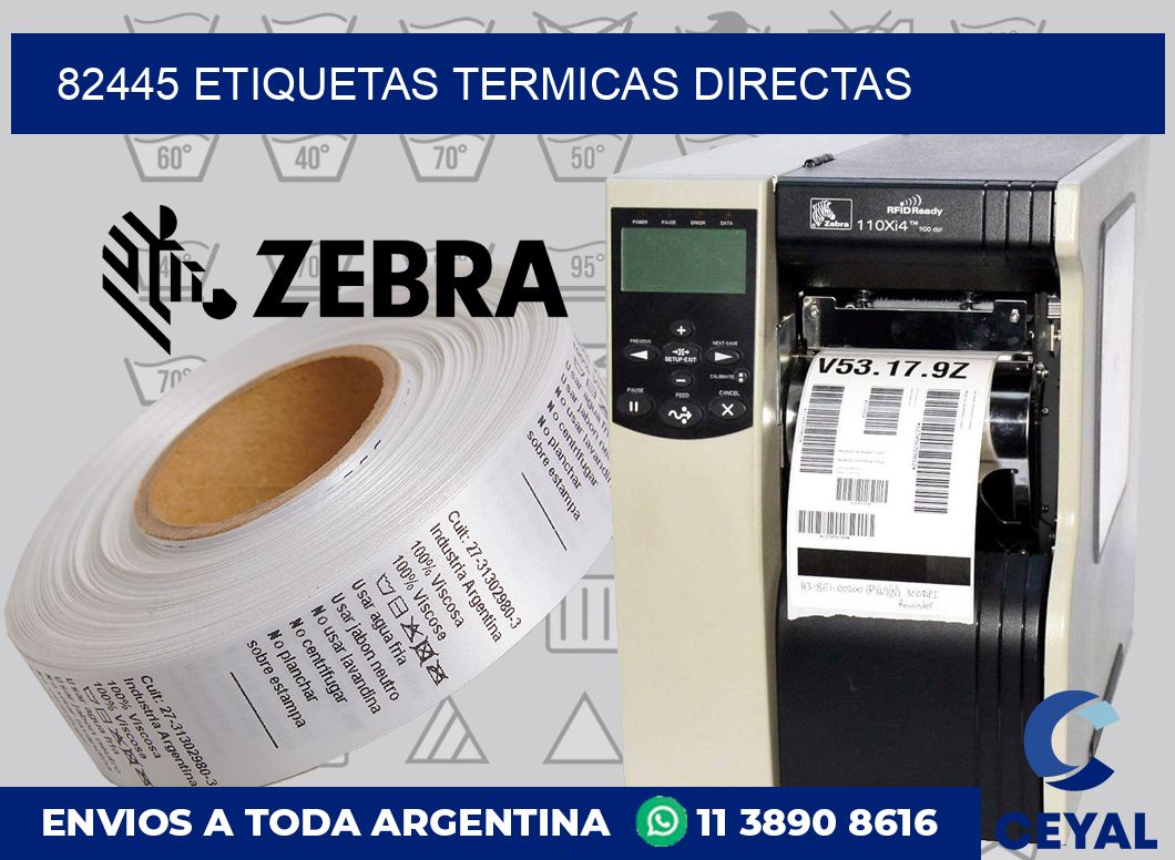 82445 Etiquetas termicas directas