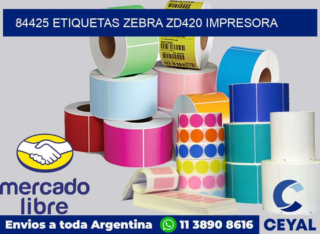 84425 etiquetas Zebra zd420 impresora