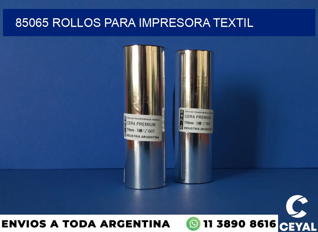 85065 rollos para impresora textil