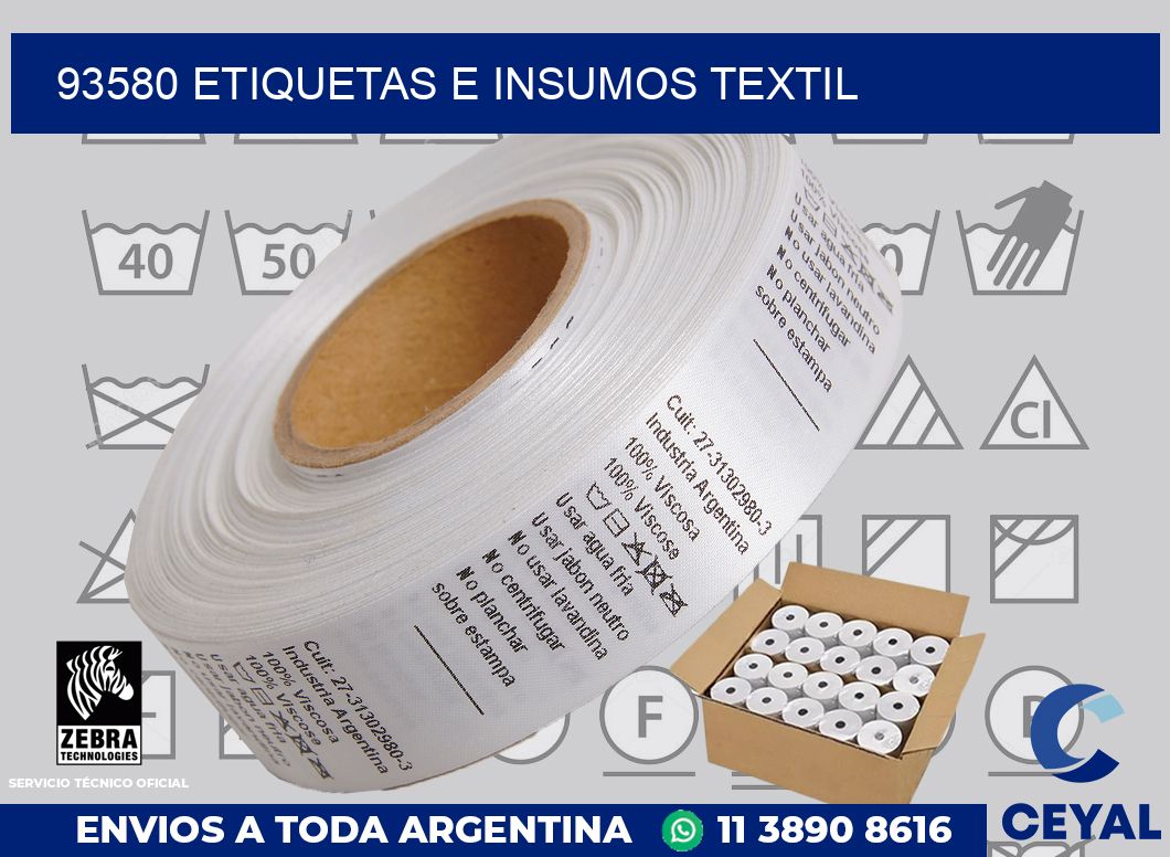 93580 etiquetas e insumos textil