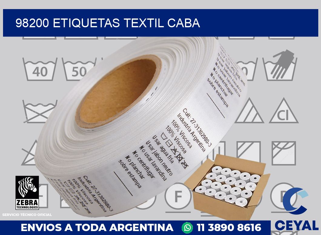 98200 etiquetas textil caba