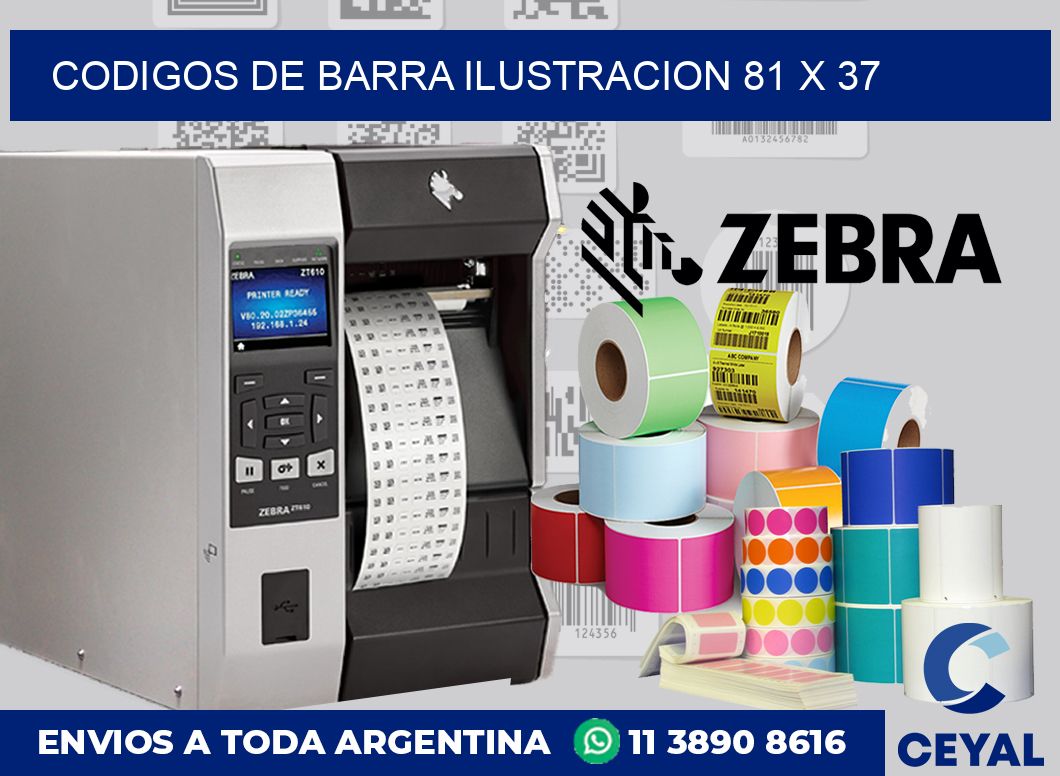 Codigos de barra ilustracion 81 x 37