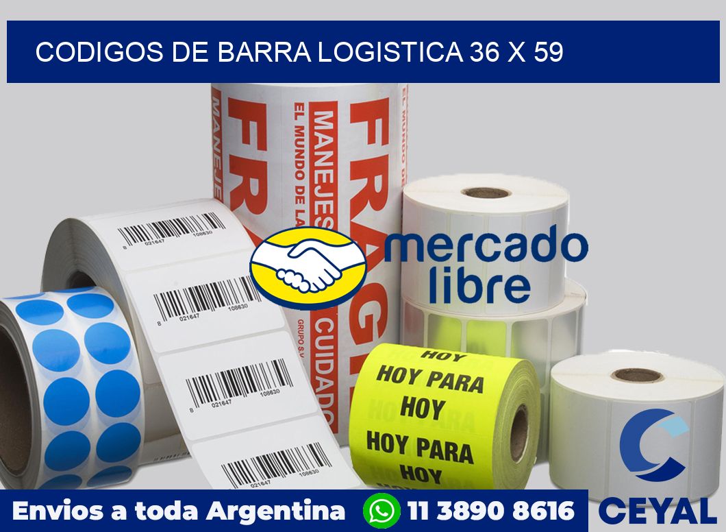 Codigos de barra logistica 36 x 59